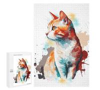 Jeux De Réflexion pour Adolescents 1000 PCS European Short Hair Cat Puzzle, Jeu De Réflexion, Cadeau d'anniversaire, Activités Amusantes À La Maison, 1000 PCS