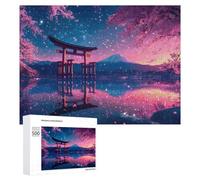 Jeux De Réflexion pour Adolescents 500 PCS Beautiful Sunset Puzzle, Jeu De Réflexion, Cadeau d'anniversaire, Activités Amusantes À La Maison, 500 PCS