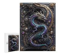 Jeux De Réflexion pour Adolescents 500 PCS Steampunk Dragon Lord Puzzle, Jeu De Réflexion, Cadeau d'anniversaire, Activités Amusantes À La Maison, 500 PCS