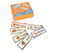 Jeux De Rimes Pour La Maternelle - Jeu D Apprentissage Des Sons Des Lettres | Cartes Flash De Mots Intéressants | Pour La Maternelle Salle De Classe Maison Voyage École À La Maison Parent Enfant Lectu