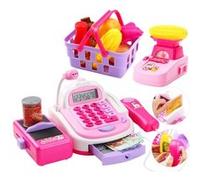 Jeux De Rôles Caisse Enregistreuse Électronique Toy Actions Réalistes Et Sons Avec Microphone Pk MK3343 G