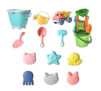 Jeux de Sable | Jeu d'Été Extérieur avec Seau et Pelle | Coffret de Jeux pour Bac à Sable | pour la Piscine, la Cour, Le Jardin, Les Aire de et Le Plein Air