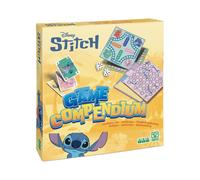 Jeux de société CARTAMUNDI Game Compendium - 4 plateaux doubles, 36 cartes, 16 pions, 2 dés - Jaune/Bleu