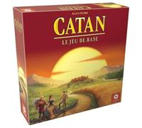 Asmodee - Catan : Jeu de Base - Jeu de Société pour Adultes et Enfants dès 10 Ans - 3 à 4 Joueurs - 75 Min - Jeu de Stratégie et de Négociation Immersif - Version Française - Kosmos