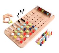 Jeux De Société en Bois - Jouets Éducatifs en Bois pour 2 Joueurs, Jeux De Table De Combat Logique pour | Jeu De Rupture De Code d'apprentissage Précoce pour Adolescents, Salle De Classe Famil