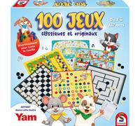 Jeux de société enfant SCHMIDT SPIELE 100 jeux classiques et originaux Dès 3 ans Manuel Couleurs vives 88438