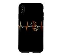 Jeux de société Heartbeat Vintage ECG Cardiogramme Rétro Coque pour iPhone XS Max