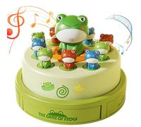 Jeux de société, jeux de société pour tout-petits rebondissent et attrapent le jeu pop-up grenouille avec une batterie légère et musicale alimentée à 3 vitesses parent-enfant avec capteur tiroir d