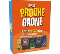 Le Plus Proche Gagne, le jeu quiz ultime, jeu de société, dès 14 ans, temps - de 30 min, 2 à 10 joueurs