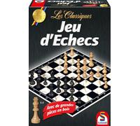 Les Classiques - Jeu d'échecs - SCHMIDT SPIELE - Affrontez-vous dans des parties passionnantes d'échecs avec ce coffret classique !