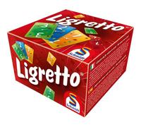 Schmidt-Spiele Jeu de cartes Ligretto – Jeu d'ambiance rapide Rouge