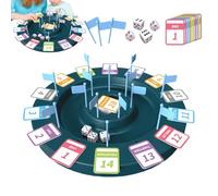 Jeux De Société Mathématiques,Jeu d'apprentissage Numérique - Jouet Éducatif Multiplication Et Division pour Parents Élèves du Primaire Programmes Périscolaires École À La Maison