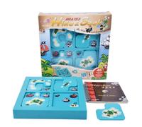 Jeux de société pour enfants, jeu de société, cache-cache, qi, défi, avec livre de solutions, intelligent, de fête, interactif, en famille, 48