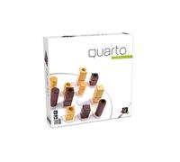 Gigamic Jeu de société Quarto Mini FR – Jaune – 15 min – 2 joueurs – Enfant