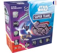 Asmodee - Star Wars Super Teams - Jeu de société de Courses de vaisseaux spatiaux pour 2 à 4 Joueurs âgés de 7 Ans et Plus, Jeu de Cartes avec Figurines, 30 Minutes, Version française