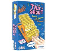 Bandjo - Jeu d'ambiance Tilt'N Shout - Équipe, rapide, plateau à bascule - Multicolore 10+