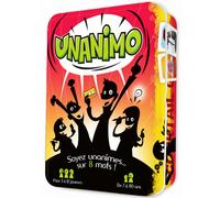 Asmodee Jeu de société UNANIMO – Jeu d'ambiance familial dès 7 ans – 3-12 joueurs, 20 min (VF)