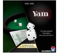 Yam 421 jeu de dés - Série noire - Jeu de société traditionnel - 55318 - DUJARDIN blanc TU