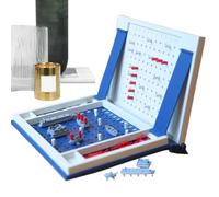 Jeux de Stratégie - Jeu de Bataille Navale Amusant Imprimé en 3D,Jeu de Fête avec Design Livre et Stockage Magnétique pour Navires de Guerre | pour Adultes Famille Voyage