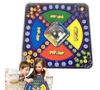 Jeux De Table Compétitifs - Jeu De Société Pop N Hop avec Bulle Pops-o-Matic | Plateau Ludique pour Et Famille | Développe Coordination Et Concentration | Matériau ABS Durable, Cadeau Amusant