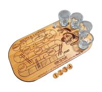 Jeux de Table et d'échelle - Jeu de société Amusant avec Serpents et échelles pour Adultes, Divertissement de fête, Design Compact, Durable, léger et Portable | pour Une Utilisation Sociale étendue