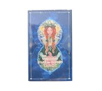 Jeux de Tarot - Murmure Des Étoiles Jouets De Divination - Ensemble de Cartes Oracle pour Divination et Intuition,Pour Usage Personnel Voyage Méditation Fête Journalisation Lecture Carrière Anniversai