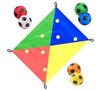Jeux De Team Building - Bâche À Trous en Polyester 210x140cm | Activités Amusantes De Travail D'équipe - Activités De Groupe, Apprentissage Coopératif | Exercice De Travail D'équipe pour Les E