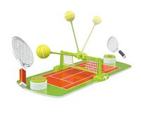 Jeux De Tennis pour - Table De Tennis pour,Activités Sportives Interactives avec Raquettes Et Table De Jeu pour Famille Intérieur Et Extérieur