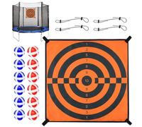 Jeux de Trampoline Interactifs Jeux Adhésifs Universels | Jeux de Trampoline pour Enfants Convient à la Maison Intérieur Extérieur Jardin Parc Mur Fête Anniversaire Formation Club