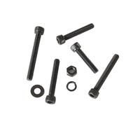 Jeux de vis et boulons Kit de vis à tête hexagonale, boulons, rondelles et écrous, 200 pièces/335 pièces M4 x 8 mm, 10, 12, 16, 18, 20, 25, 30, 35, 40, 45, 50(335PCS M4X8mm-25mm)