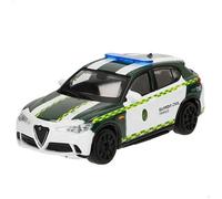 ColorBaby Burago 78062 Voiture jouet garde civile circulation Alfa Romeo Giulia, fabriqué en métal Die-Cast, échelle 1:43, design réaliste, détails authentiques, jouets pour enfants de 3 ans et plus