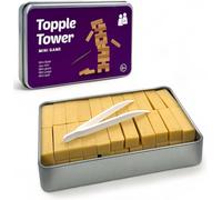 Jeux De Voyage Dans Une Boîte En Métal-Mini Jeux Compacts À Emporter Pour Les Déplacements,Jouet Éducatif,12X8 Cm,Pour L'Extérieur Et L'Intérieur (Tour Double)