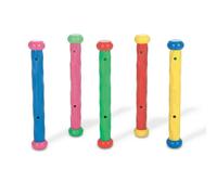 Intex Pools – Jeux bâtons de piscine – Lot de 5 couleurs – Souple – Mixte – À partir de 6 ans