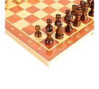 Jeux D'échecs de 30,5 Cm pour Adultes et Enfants, échiquier en Bois Pliable Portable, Jeu D'échecs de Voyage, de Jeu de société, Jeu D'échecs pour Débutants pour