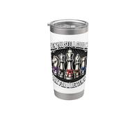 Jeux D'échecs Sympas Sur Le Thème Du Bjj Et Du Jiu-jitsu Gobelet isotherme en acier inoxydable double paroi