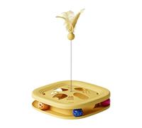 Jeux d'enrichissement pour chats - Labyrinthe antidérapant avec balles, jouet anti-bruit pour chats avec casse-tête | pour l'exercice, entraînement, chasse, enrichissement, pour maison et balcon pour