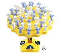 Jeux D'équilibre - Construction ABS 17x17x11 Cm, Puzzle De Table De Comptage Sur Le Thème Des Astronautes | Outil De Formation De Coordination Œil-main De Développement Éducatif De Conception Polyvale