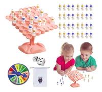 Jeux d'équilibre pour, jeu d'équilibre Swing Stack,Comptage des arbres d’équilibre des astronautes - Jeu de société d'arbre équilibré à deux joueurs, jouets mathématiques pour garçons et filles à par