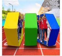 Jeux d'équipe en Plein air Jouets gonflables Lot de 3 Tapis de Course roulants for Jeux de Relais de Team Building, Adultes et Enfants Jouets de Travail d'équipe(Kids-8M)