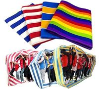 Jeux d'équipe en Plein air Jouets gonflables Lot de 4 Tapis de Course Relais for Jeux en extérieur, Adultes et Enfants Jouets de Travail d'équipe(Kids-6M)