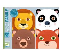 Djeco Jeu de cartes Little Family pour enfants 2 à 5 ans Bleu