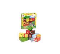 Vilac Hochets en bois sensoriels 11 cubes sonores Animaux d'Afrique