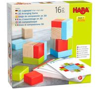 HABA Jeu d'assemblage en 3D Quatre Fois Quatre