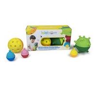 Lalaboom 2 Sensory Balls And Educational Beads 12 Pieces Multicolore 10 Months-3 Years