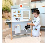 Jouet d'imitation- Jouet cabinet médical Mamabrum MAM123 MEDICAL SET bois- 20 accessoires