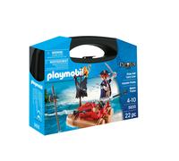 Playmobil Pirates 5655 Mallette transportable de pirates multicolore