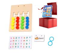 Jeux d'orthographe à associer en Bois éducatifs 2 en 1 interactifs