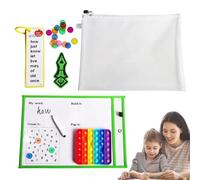 Jeux d'orthographe anglaise, écriture de cartes Flash Maternelle - Cartes Flash effaçables pour l'apprentissage de l'anglais et la lecture,Matériel de pratique pour l'écriture de mots avec des cartes