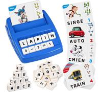 Jeux Educatif 3 4 5 6 7 8 Ans,Jouet Fille 3-8 Ans Cadeau Enfant 3-6 Ans Garçon Apprendre A Lire Jeux De Societe Française Lettre Scrabble