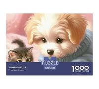 Jeux éducatifs de 1000 pièces sur Les Animaux, défis Amusants, Parfait pour se détendre, Puzzles pour Adultes, Enfants et familles, décoration, Cadeau pour Femmes et Hommes, 52x38 cm / 1000 pièces